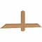 Ekena Millwork Eugene Smooth Timber Gable Bracket, Western Red Cedar, 48"W x 14"H x 1 1/2"D x 3 1/2"F, 7/12 Pitch GBW048X14X0204EUG00SWR - alternate 2